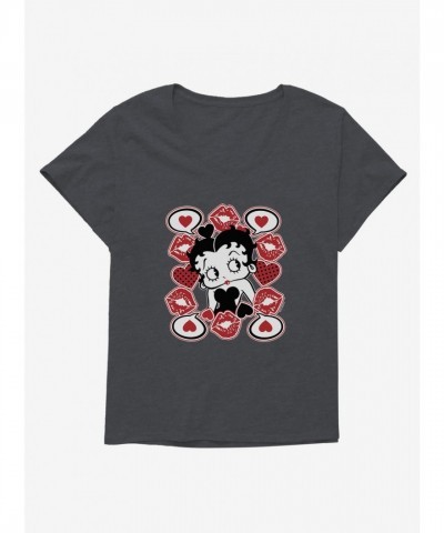 Betty Boop Plus Size Love Frame Tee for Girls
