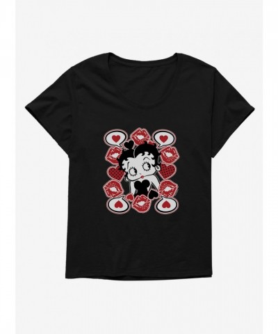 Betty Boop Plus Size Love Frame Tee for Girls