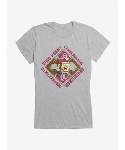 SpongeBob SquarePants Girls Soft Cotton Campground Tee