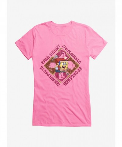 SpongeBob SquarePants Girls Soft Cotton Campground Tee