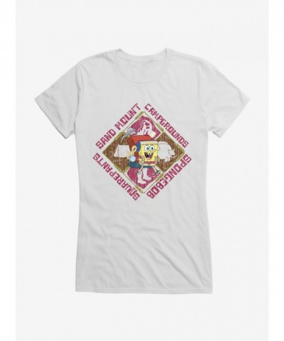 SpongeBob SquarePants Girls Soft Cotton Campground Tee