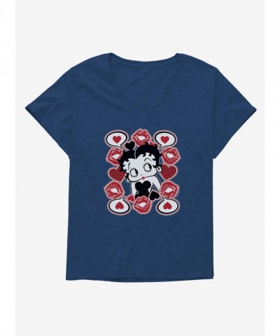 Betty Boop Plus Size Love Frame Tee for Girls