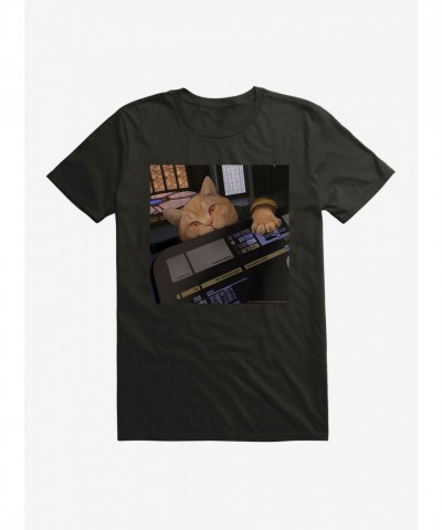 Star Trek TNG Cats Button Game Unisex T-Shirt Star Trek TNG Cats Button Game Unisex T-Shirt