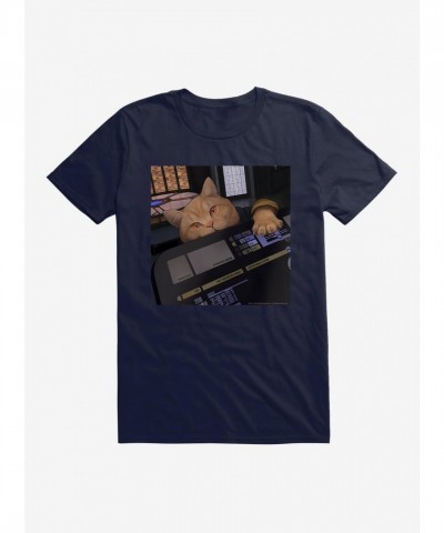 Star Trek TNG Cats Button Game Unisex T-Shirt Star Trek TNG Cats Button Game Unisex T-Shirt