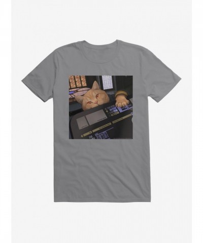 Star Trek TNG Cats Button Game Unisex T-Shirt Star Trek TNG Cats Button Game Unisex T-Shirt