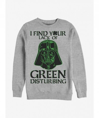 Star Wars Darth Vader Inspired Crew Sweatshirt - Grey Men's Size