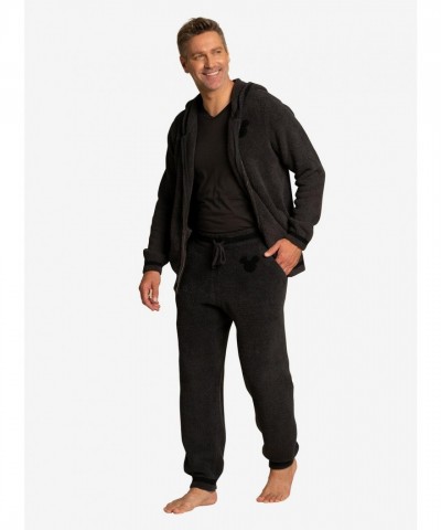 Barefoot Dreams Unisex Mickey Mouse Embroidered Hoodie - Carbon Barefoot Dreams Unisex Mickey Mouse Embroidered Hoodie - Carbon
