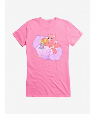 Care Bears Aquarius Bear Lightweight Cotton T-Shirt for Girls