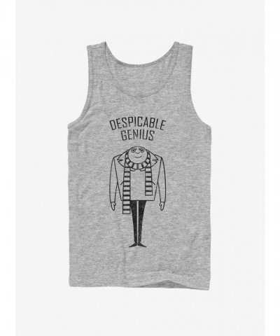 Despicable Me Evil Genius Gru Tank Top - Black