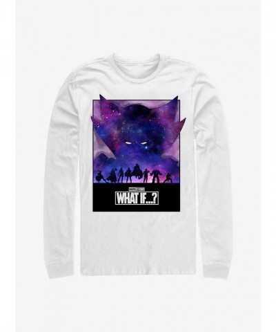 What If...? Watcher Long Sleeve T-Shirt for Men - White