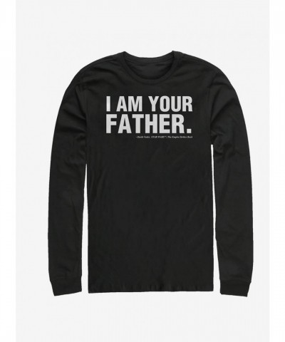 Star Wars Dad Long-Sleeve Cotton T-Shirt - Black Men's