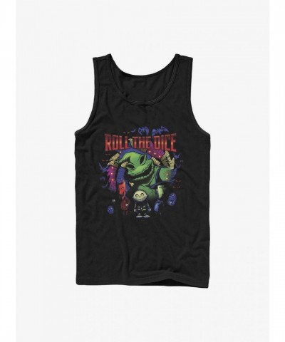 The Nightmare Before Christmas Oogie Boogie Dice Print Tank Top - Black Men's Size