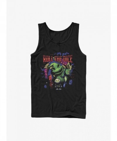 The Nightmare Before Christmas Oogie Boogie Dice Print Tank Top - Black Men's Size
