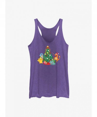 Pokémon Holiday Tank Top for Girls - Purple