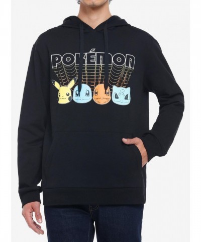 Pokemon Retro Logo Hoodie - Unisex Men's Style