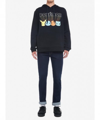 Pokemon Retro Logo Hoodie - Unisex Men's Style