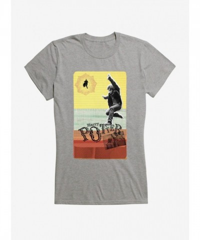 Harry Potter Inspired Cutout Collage T-Shirt for Girls