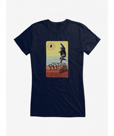 Harry Potter Inspired Cutout Collage T-Shirt for Girls