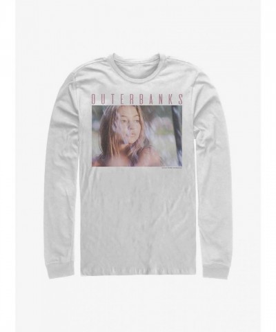 Outer Banks Sarah Long Sleeve Unisex Tee - White