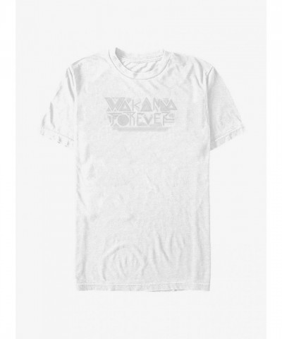 Marvel's Iconic Black Panther T-Shirt - White Men's Size