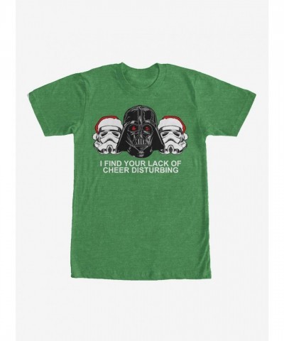 Star Wars Lack of Cheer T-Shirt - Heather Kelly Green