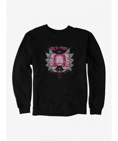 Rick And Morty Split Head Rick Unisex Sweatshirt
