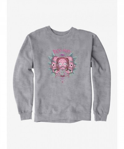 Rick And Morty Split Head Rick Unisex Sweatshirt
