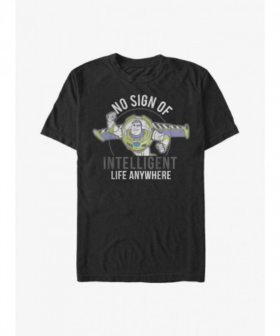Disney Pixar Toy Story T-Shirt - No Sign of Intelligent Life - Men's Black
