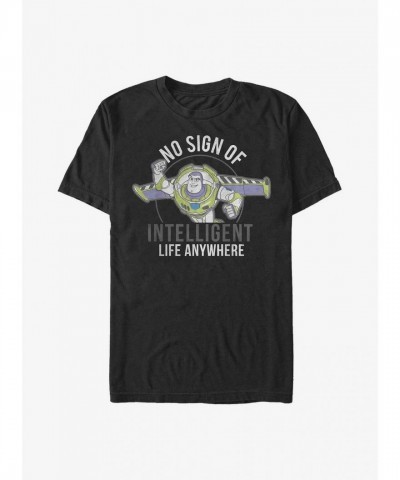 Disney Pixar Toy Story T-Shirt - No Sign of Intelligent Life - Men's Black