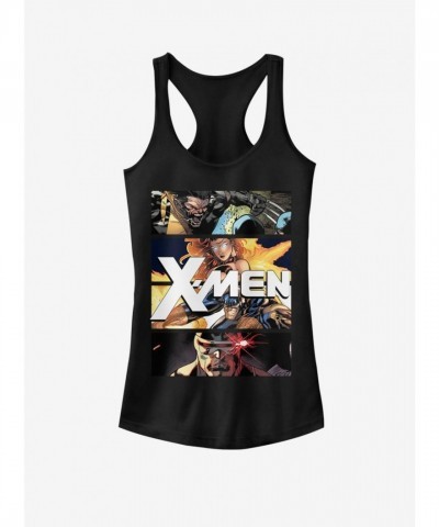 Marvel Girls' Cotton X-Men Tank Top - Black
