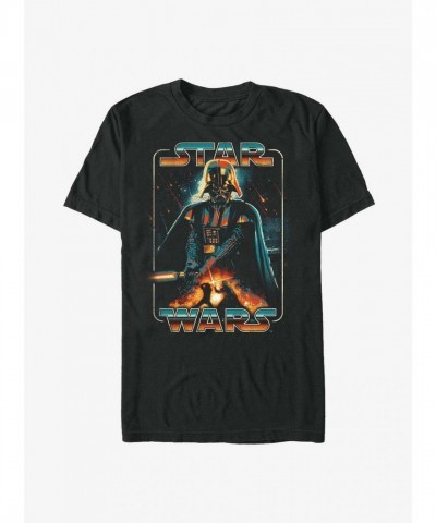 Heavy Metal Darth Vader Combat T-Shirt for Men - Black