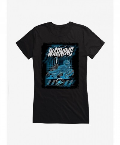 Jurassic World T-Rex Hologram Caution Tee for Girls Jurassic World T-Rex Hologram Caution Tee for Girls