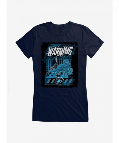 Jurassic World T-Rex Hologram Caution Tee for Girls Jurassic World T-Rex Hologram Caution Tee for Girls