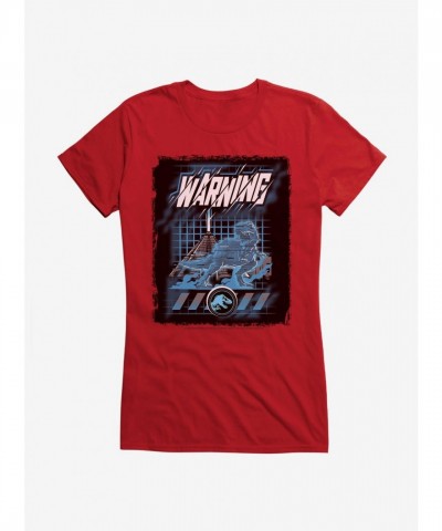 Jurassic World T-Rex Hologram Caution Tee for Girls Jurassic World T-Rex Hologram Caution Tee for Girls