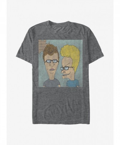 Beavis and Butt-Head Nerd Eyewear Unisex T-Shirt - Black