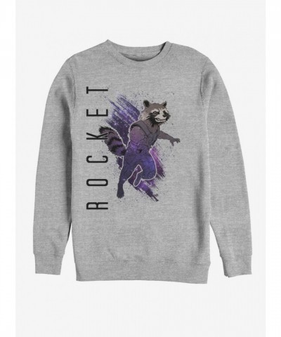 Marvel Rocket Raccoon Sweatshirt - Grey Men's