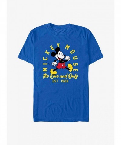 Disney's Exclusive 1928 Mickey Mouse T-Shirt - Blue for Men