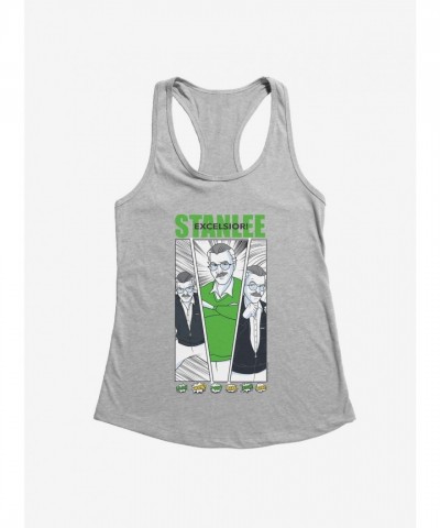 Stan Lee Universe Excelsior Girls Action Word Bubble Tank Top Stan Lee Universe Excelsior Girls Action Word Bubble Tank Top