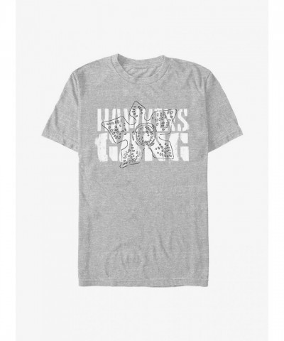 Stranger Things Grey Hawkins Gang Tee for Men