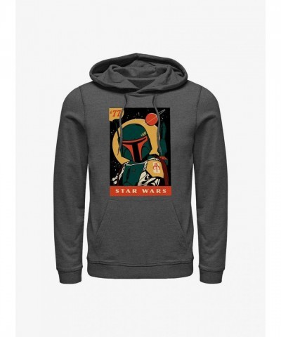 Star Wars New Boba Fett Pullover Hoodie - Unisex Charcoal Grey