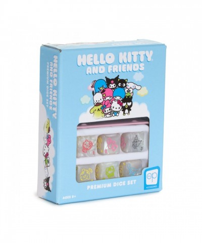 Hello Kitty and Friends Collectible Dice Set with Engraved Characters