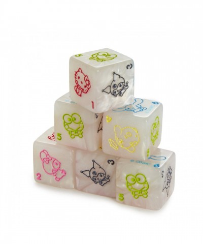 Hello Kitty and Friends Collectible Dice Set with Engraved Characters