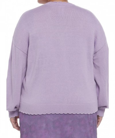 Care Bear Cousins Cozy Lavender Cardigan for Girls - Plus Size