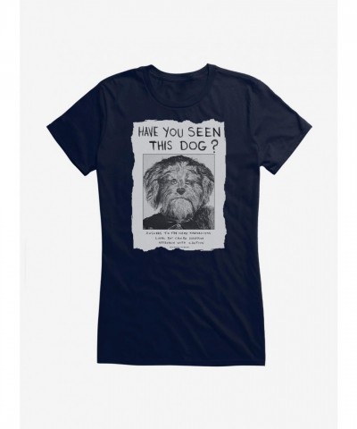 Doctor Who Inspired Missing Dog Graphic Tee for Girls