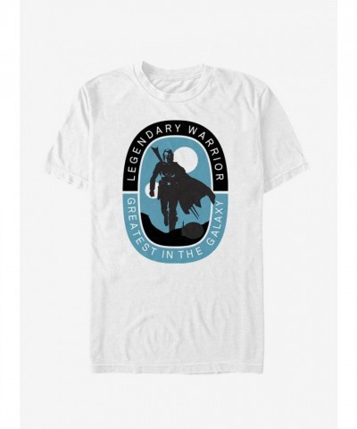 The Mandalorian Legendary Warrior Cotton T-Shirt - Men's White
