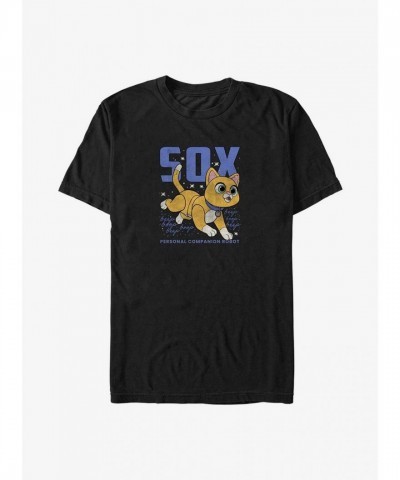 Disney Pixar Lightyear Sketch Cotton T-Shirt - Black Men's Size