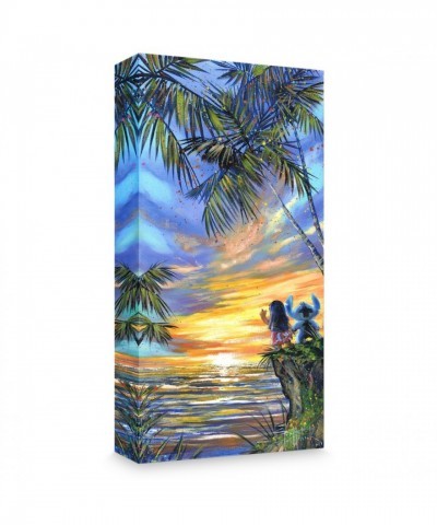 Lilo and Stitch Goodbye Sun Art Print on Canvas by Stephen Fishwick - Limited Edition