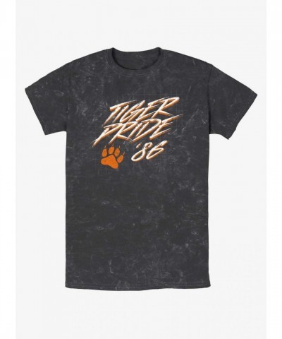 Stranger Things Mineral Wash T-Shirt - Men's Tiger Pride