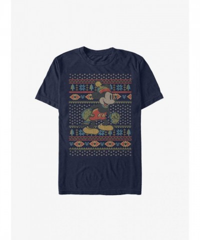 Disney Vintage Mickey Mouse Soft T-Shirt - Men's BLUE