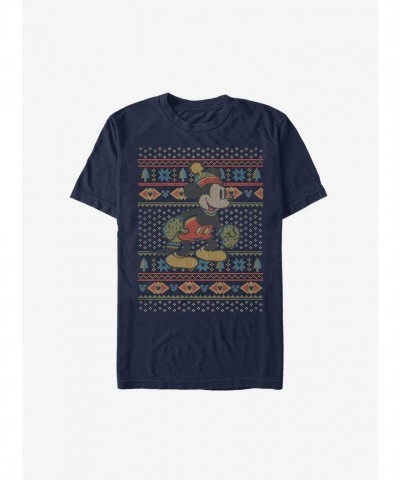 Disney Vintage Mickey Mouse Soft T-Shirt - Men's BLUE